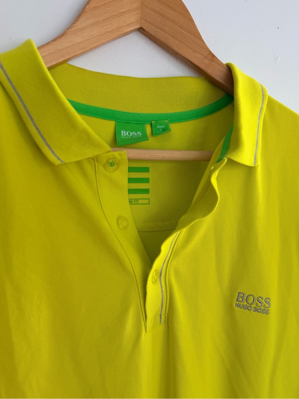 BOSS Yellow Polo Shirt Like New